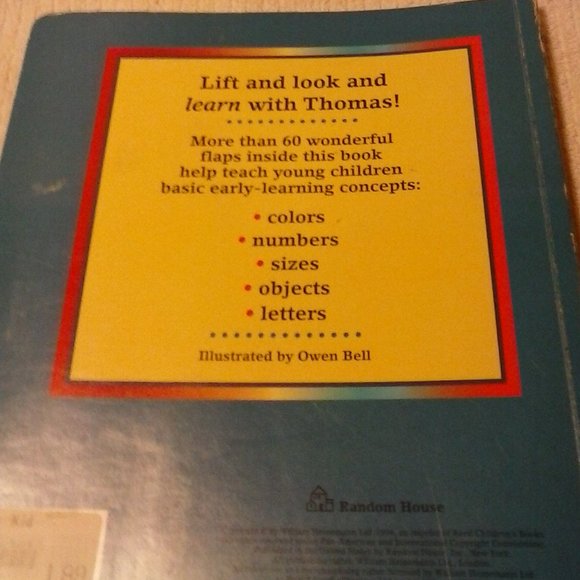 THOMAS THE TANK ENGINE'S BIG LIFT-and-LOOK BOOK - Picture 2 of 2
